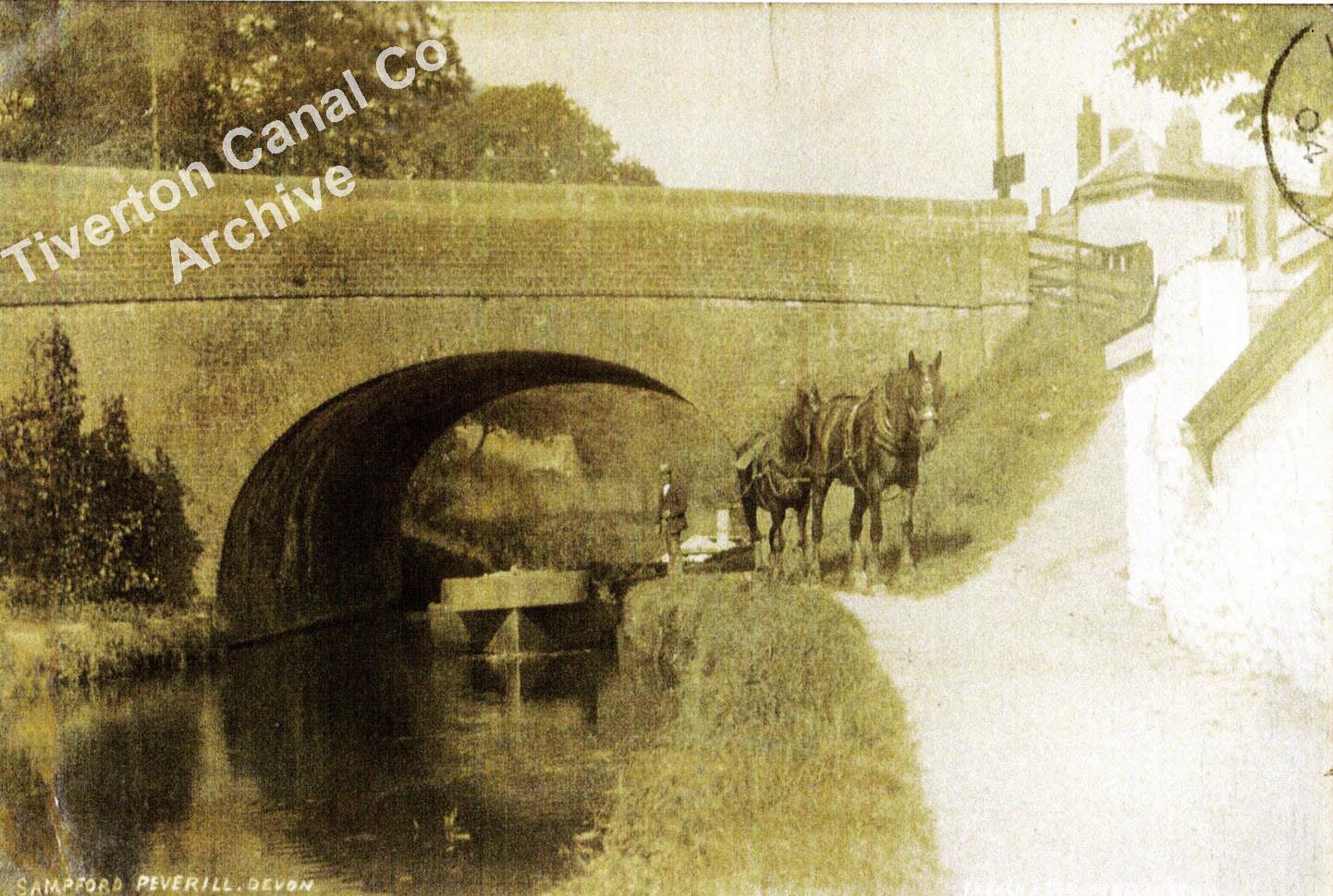 Sampford Peverell Bridge c1900