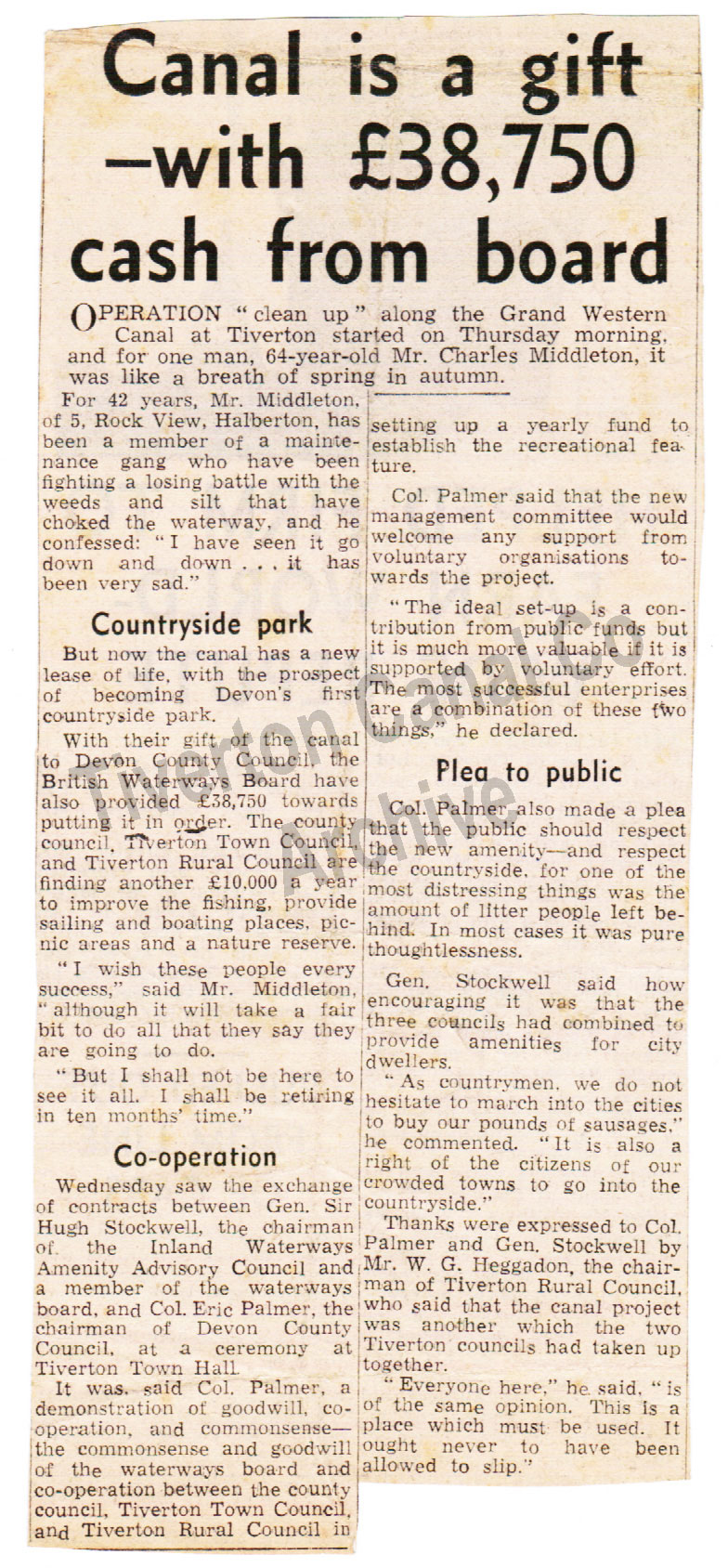 Newspaper cutting of the day - Tuesday (May 11th 1971)